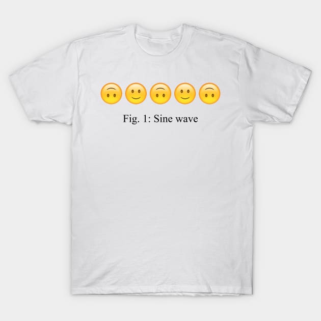 Sine Wave T-Shirt by Andropov